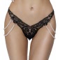 Chilot Cottelli Collection Pearls Negru S-M