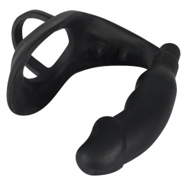Inel Cu Anal Plug Black Velvets Negru