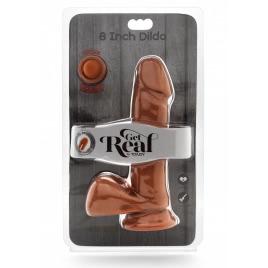 Dildo Cu Testicule Dual Density 20cm