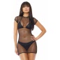 Chemise Forplay Constraint Negru XS-S