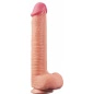 Dildo 12 Dual Layered Platinum Natural