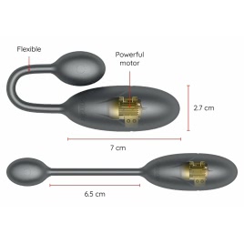 ONINDER Denver — Ou Vibrator Reîncărcabil, silențios Negru