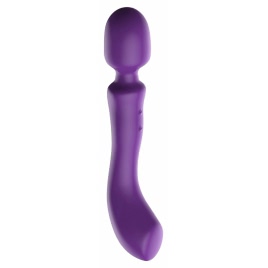 She.E.O Wand Dublu 10 Moduri USB C IPX7 Reîncărcabil Mov