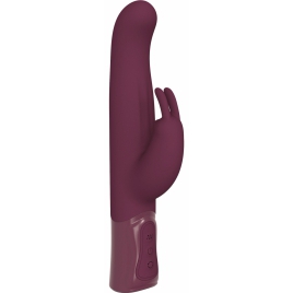 She.E.O Rabbit Rotativ Reîncărcabil — 10 Vibrații, 3 Rotații Vișiniu