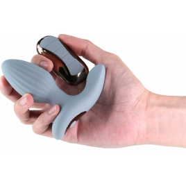 Renegade Summit Gray – Plug Anal Rotativ 3+9, Reîncărcabil Gri