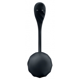 Ribbed Petal Satisfyer — 12 Programe, silicon Moale, Impermeabil Negru