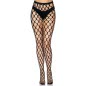 Dresuri Leg Avenue Rhinestone Net Tights Negru XS-L