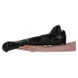 Pegasus Negru 40 cm Dildo Supradimensionat Din TPR cu Ventuză