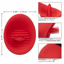 Vibrator Clitoris French Kiss Seducer Roșu