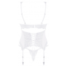 Corset Obsessive Amor Alb S-M