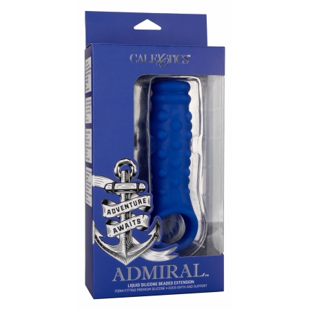 Manșon Penis Beaded Extension Albastru