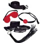 Set 8 Piese Bad Kitty Bondage Negru
