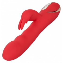 Vibrator Heated Ultra-Soft Rabbit Rosu