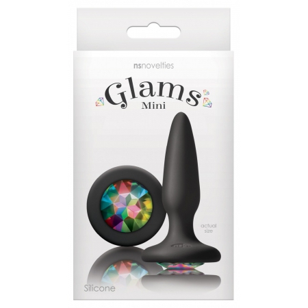 Anal Plug Glams Mini Rainbow Multicolor