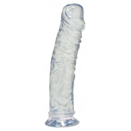 Dildo Crystal Clear Medium Transparent DDS