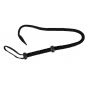 Bici Single Tail Leather Whip Negru