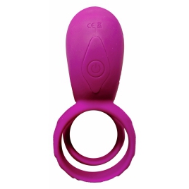 Inel Dublă Stimulare Couples Stimulator Ring Fuchsia