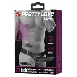 Strap On Bărbați Myron Pretty Love Negru