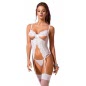 Corset Avanua Silentia Alb L-XL