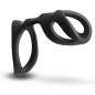 Renegade Boost Black Inel Penis Din silicon Negru