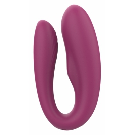 Connected Souls Vibrator Pentru cuplu Reîncărcabil, Flexibil Mov