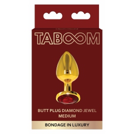 Anal Plug Diamond Jewel Medium Auriu