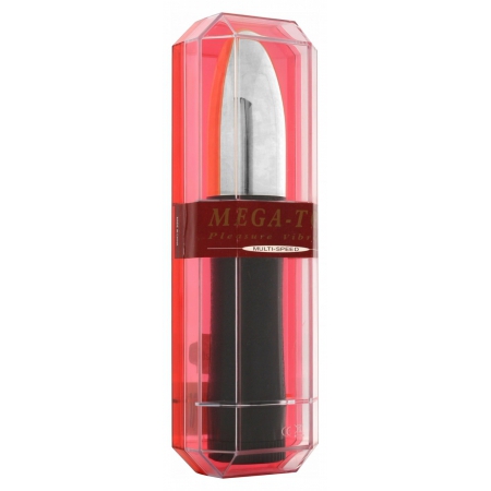 Vibrator Multispeed Mega-Top Argintiu