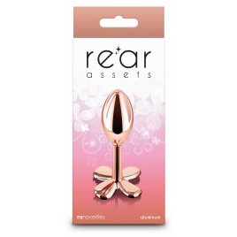 Rear Assets Clover Rose Gold, Dop Anal Din Aluminiu 9.2cm Auriu