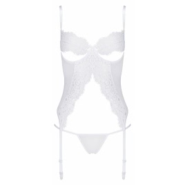 Corset Avanua Silentia Alb L-XL