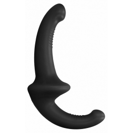 Silicone Strapless Strapon Negru