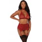 Set Dreamgirl DR11776 Roșu S-L