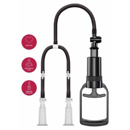 Pompiță Vacuum Pentru Sfârcuri Negru