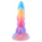 NMC Monster 20,3 cm — Dildo Silicon Fosforescent Multicolor
