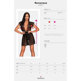 Halat Obsessive Romanesa Negru L-XL