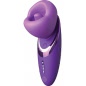 Stimulator cu Suctiune și Limbă Vibratorie, 7 Moduri, USB-C Mov
