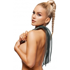 ZADO Flogger Din Piele Naturală – Design Discret Negru