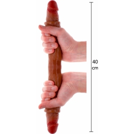 Get Real – Dublu Dong 40 cm, Silicon Realist