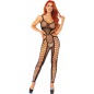 Catsuit Leg Avenue Net Footless Negru S-L