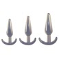 Set NMC 3 Dopuri Anale Conice Introducere Treptată Transparent