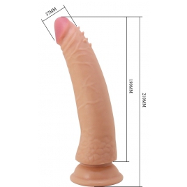Dildo Realist Pretty Love Kable cu Piele Glisantă
