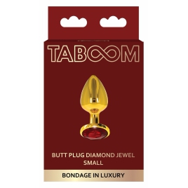 Anal Plug With Diamond Jewel S Auriu