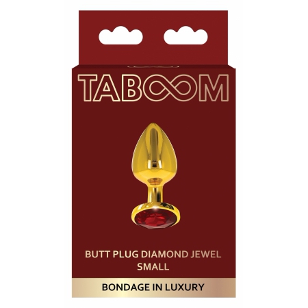 Anal Plug With Diamond Jewel S Auriu