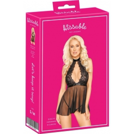 Babydoll Kissable Medeea Negru L-XL