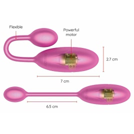 ONINDER Denver Vibrating Egg Roz, Moduri, Reîncărcabil