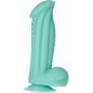 Captain Squirtino Dildo Monster Flexibil cu Ventuză Verde