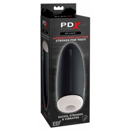 Fap-O-Matic PDX Elite — 5 Sucțiuni, 10 Vibrații Negru