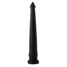 X Men Plug Anal PVC Negru cu Ventuză, 59 cm, Stimulare