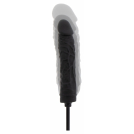 Plug Gonflabil 18cm Negru Silicon 100% și Supapă Rapidă