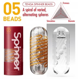 Masturbator Tenga Spinner Mărgeluțe Transparent