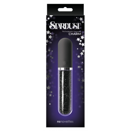 Vibrator Clasic Stardust Charm Negru
